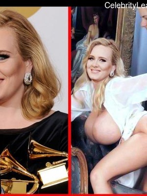 Nude photos adele Adele poses