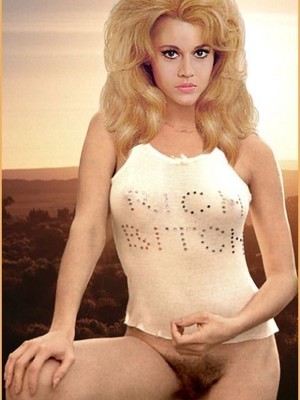 Jane Fonda  nackt