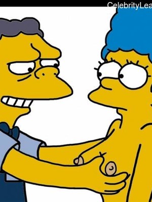 The Simpsons celebrities naked